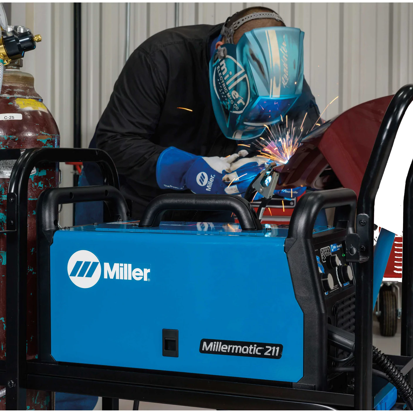 Millermatic 211 Mig welding application