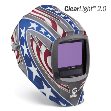Miller Welding Helmet - Stars & Stripes Infinity ClearLight 2.0 288420