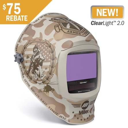 Miller Digital infinity welding helmet Honor 280054
